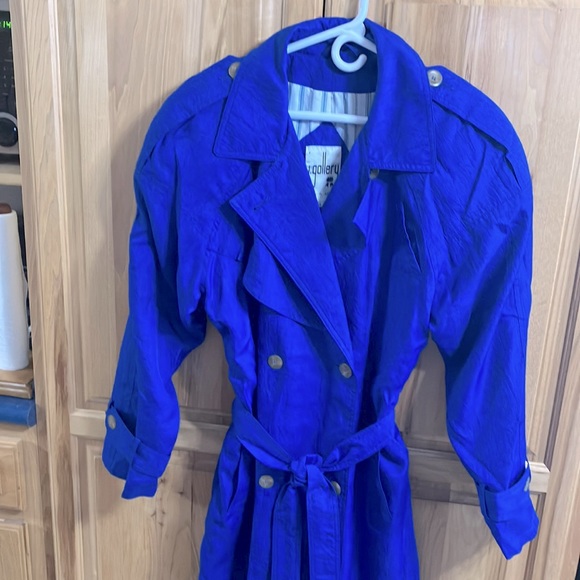 J.Gallery Jackets & Coats J Gallery Lightweight Royal Blue Trench